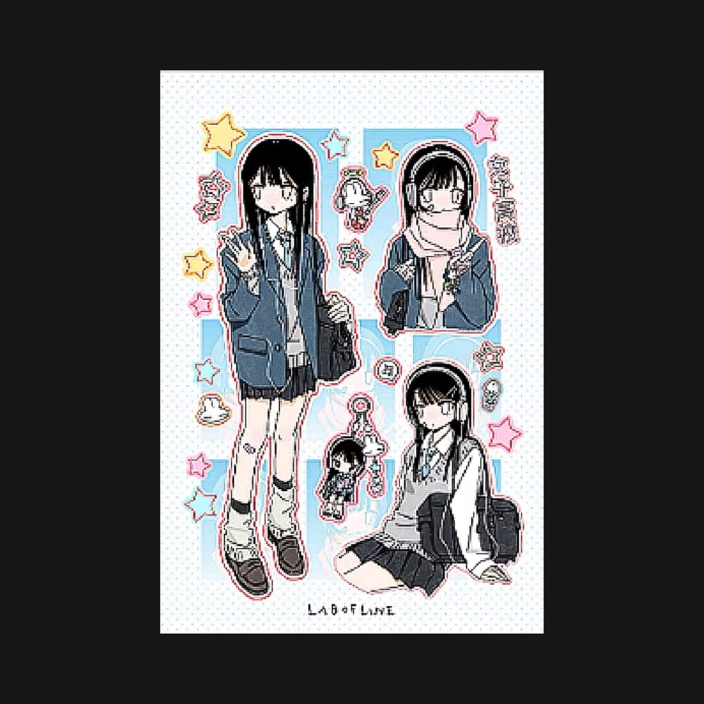 LAB OF LINE - HIGH SCHOOL KIMIKO STICKER SHEET