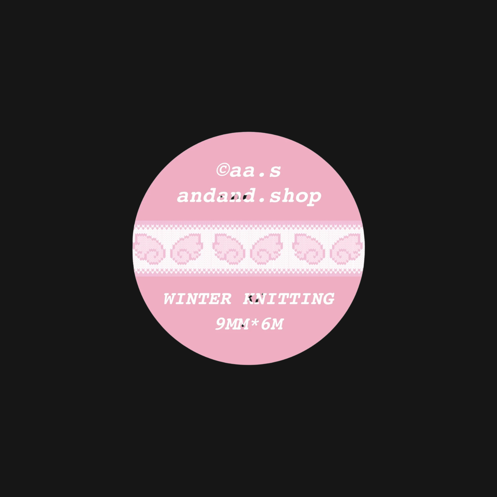 AndAnd. - Winter Sweater Sticker Roll