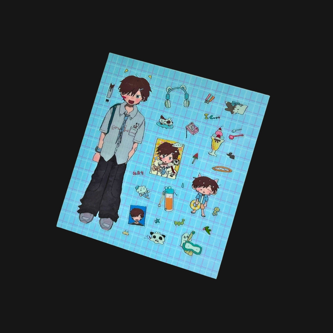 ESCAPE EARLY - SUMMER TALE STICKER SHEET