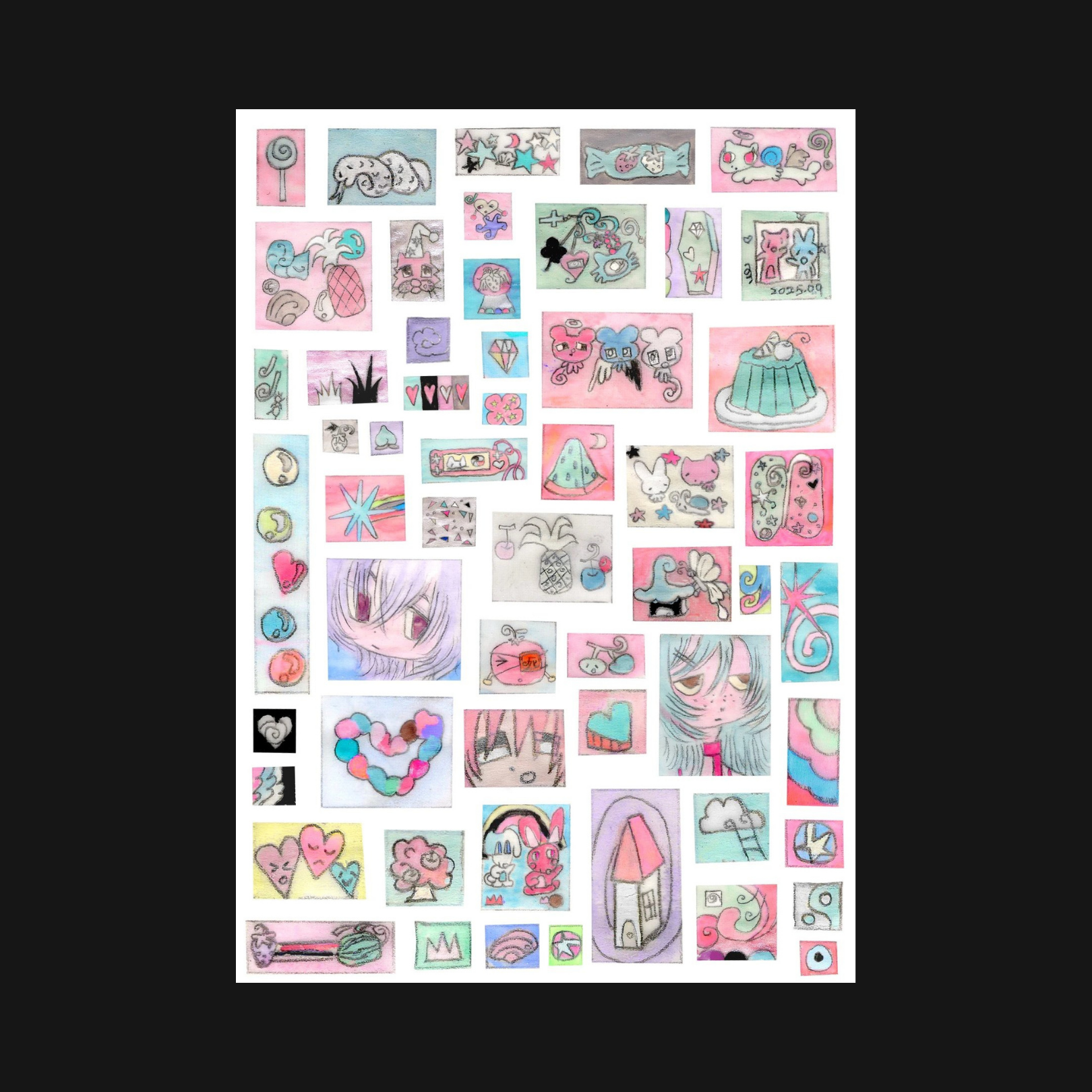 LAZY VENUS SYNDROME - BELLFLOWER STICKER SHEET