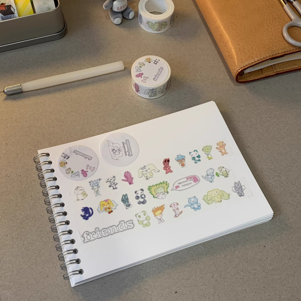 NEMOSISSY - FRIENDS STICKER ROLL