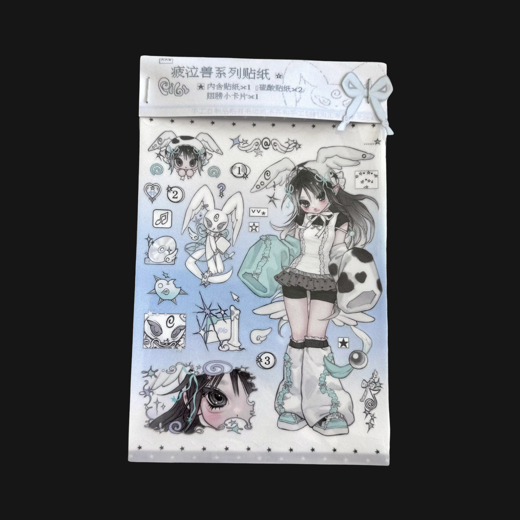 Picky Bone - Weary Crying Beast Sticker Sheet