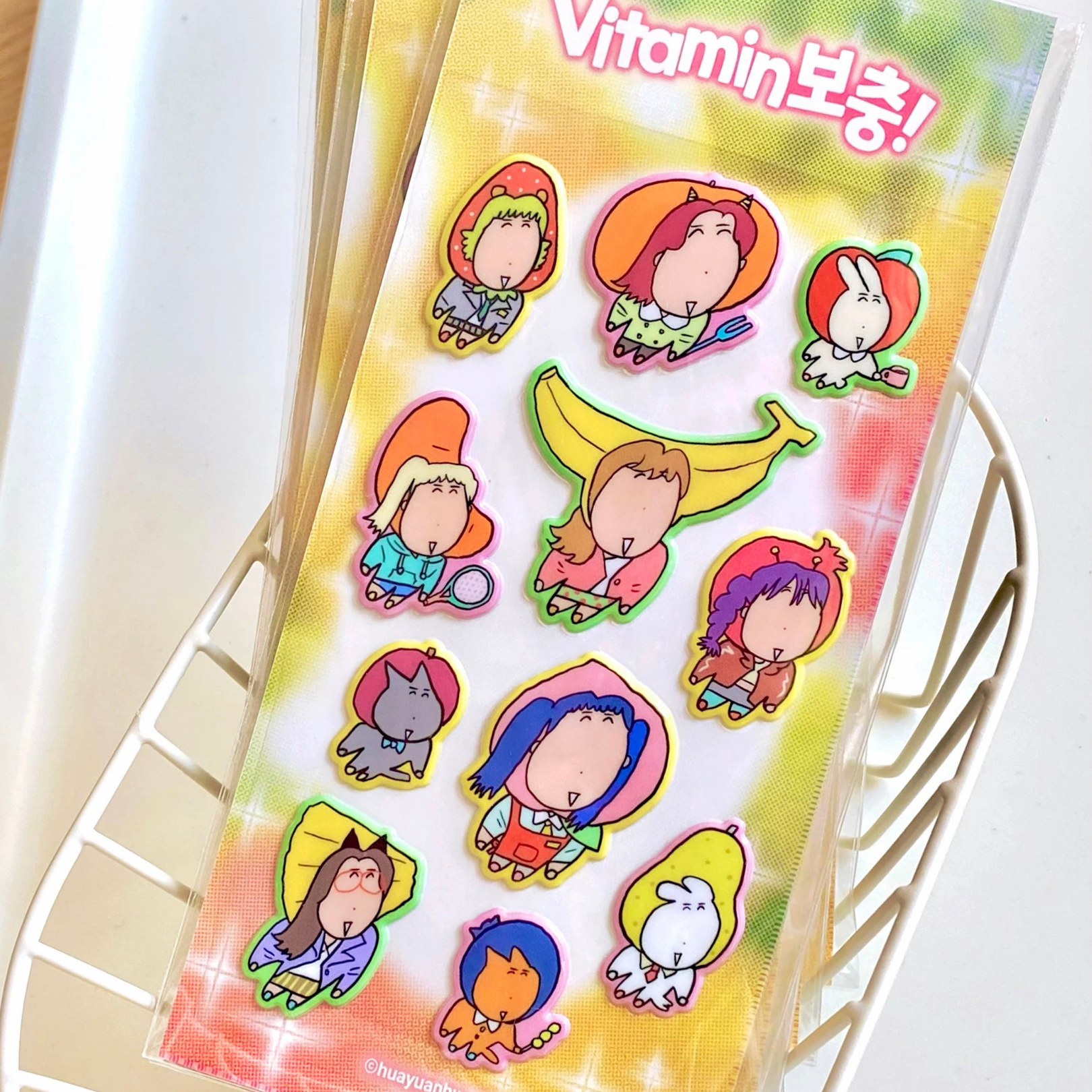 HUAYUANHWAWON - VITAMIN BOOST STICKER SHEET