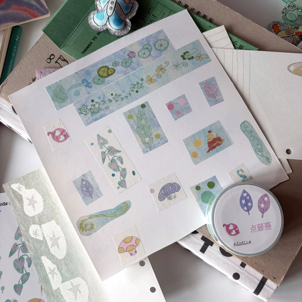 AGNELLO - DOTTED VINES STICKER TAPE