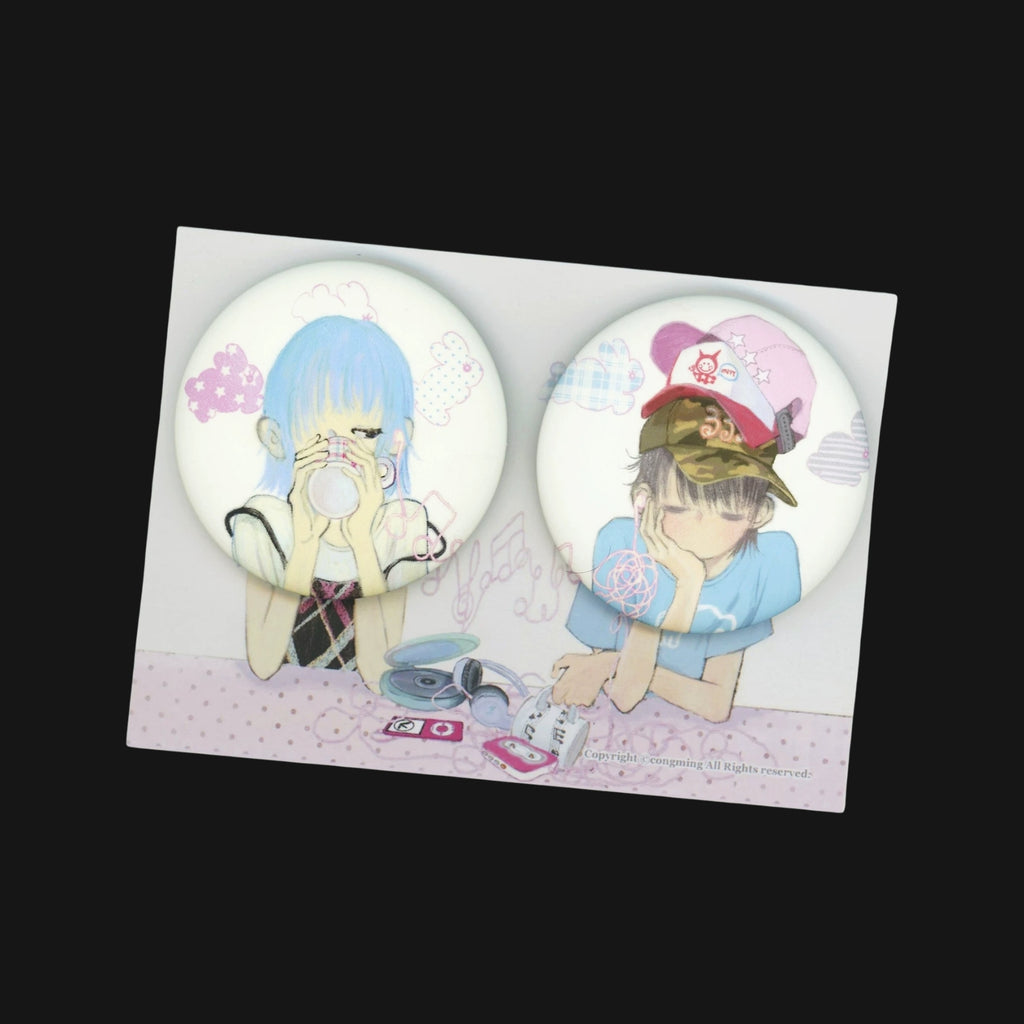 CONGMING - HEAR ME BADGE SET