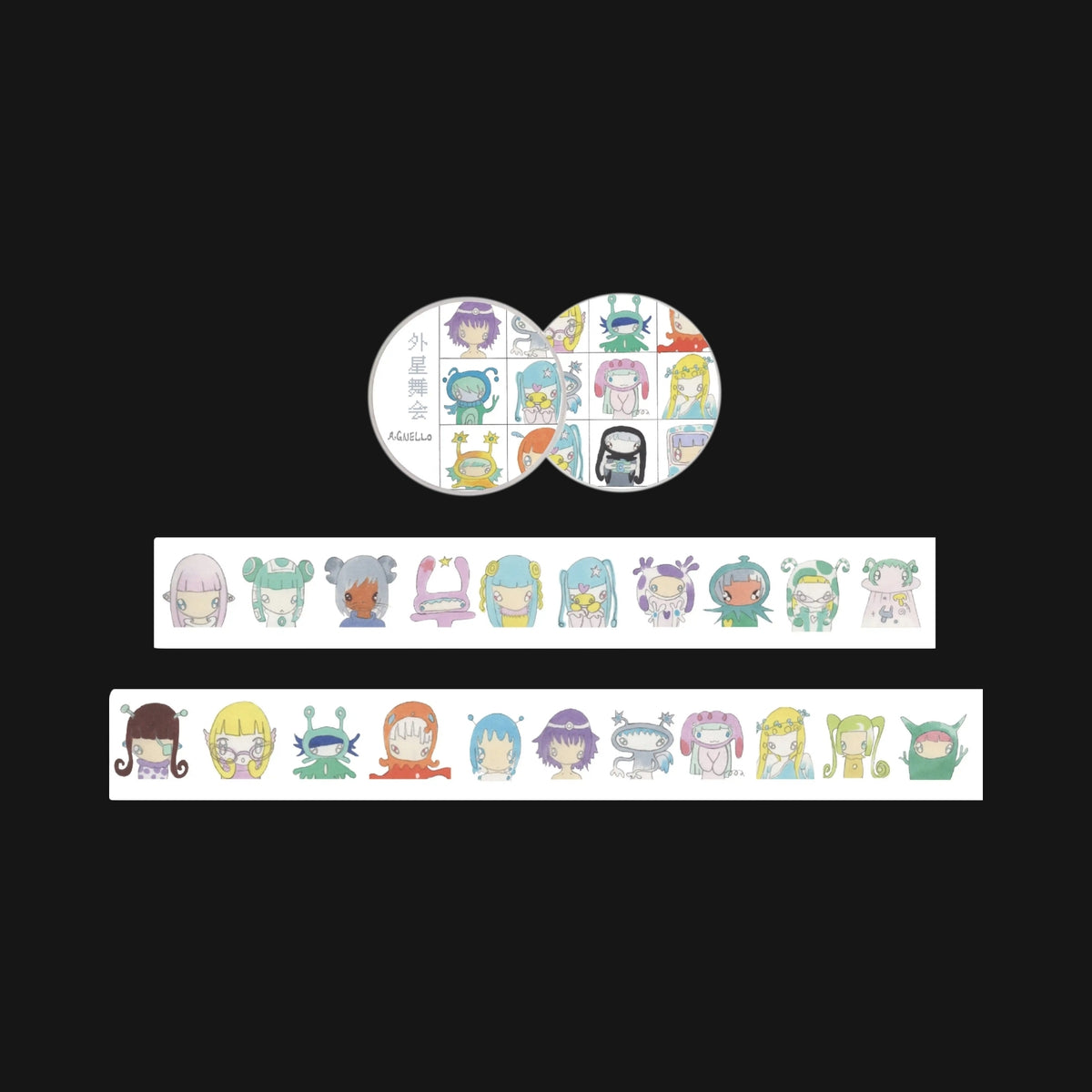 AGNELLO - ALIEN DANCE PARTY STICKER TAPE