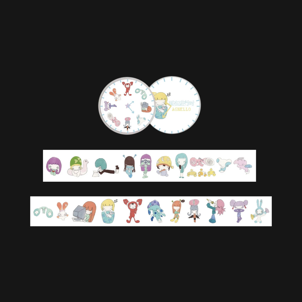AGNELLO - PRESENT CONTINUOUS STICKER TAPE
