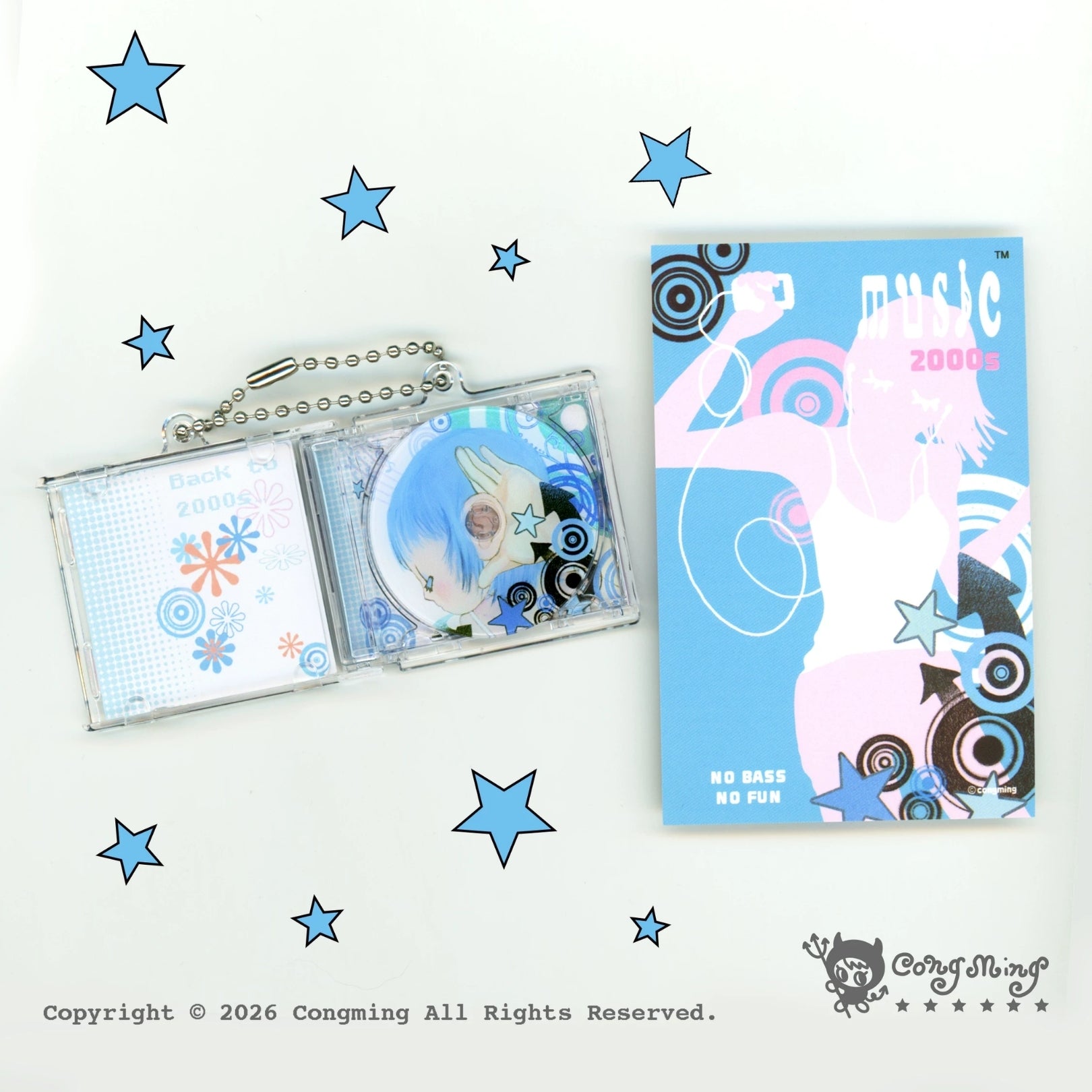 CONGMING - CD PLAYER KEYCHAIN