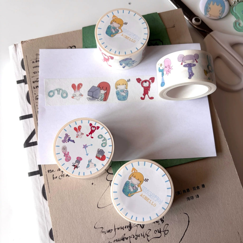 AGNELLO - PRESENT CONTINUOUS STICKER TAPE