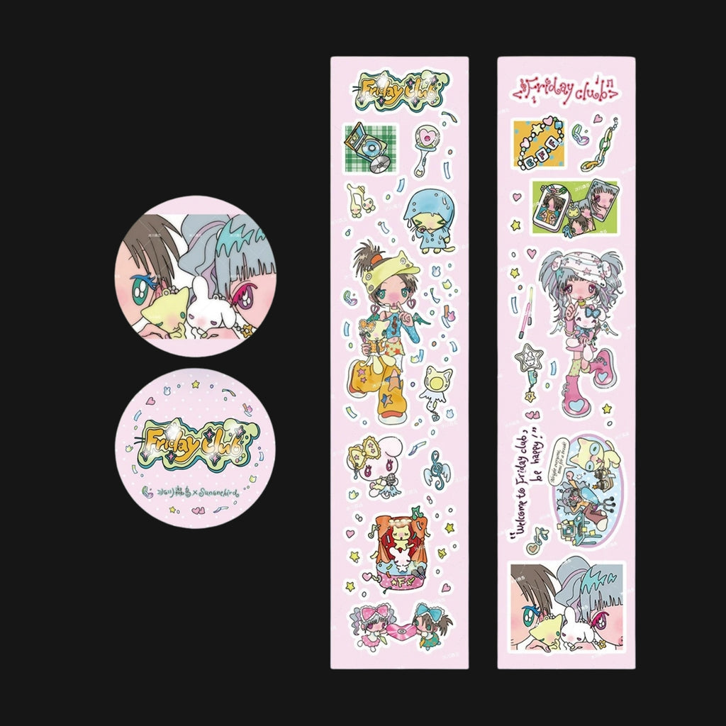 SUNONEBIRD X GLACIER - FRIDAY CLUB STICKER ROLL