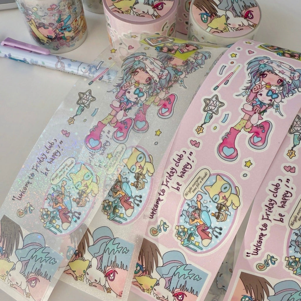 SUNONEBIRD X GLACIER - FRIDAY CLUB STICKER ROLL