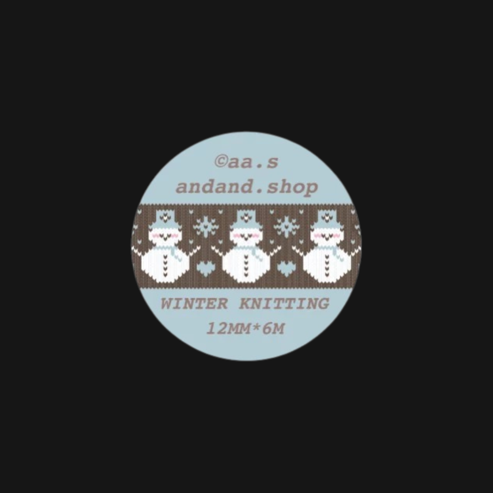 AndAnd. - Winter Sweater Sticker Roll