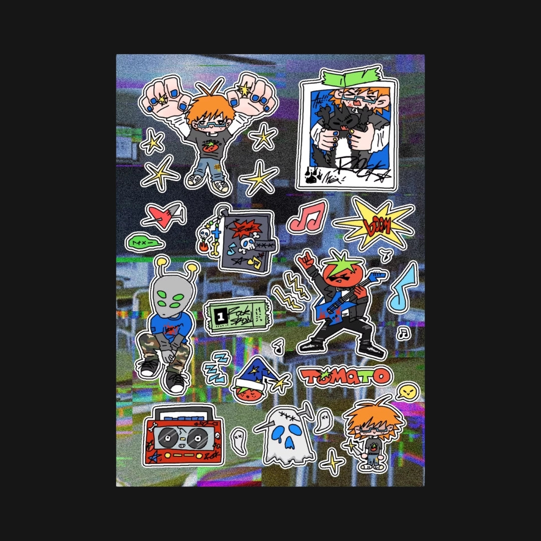 TOOTH STORE - ROCK BOY STICKER SHEET
