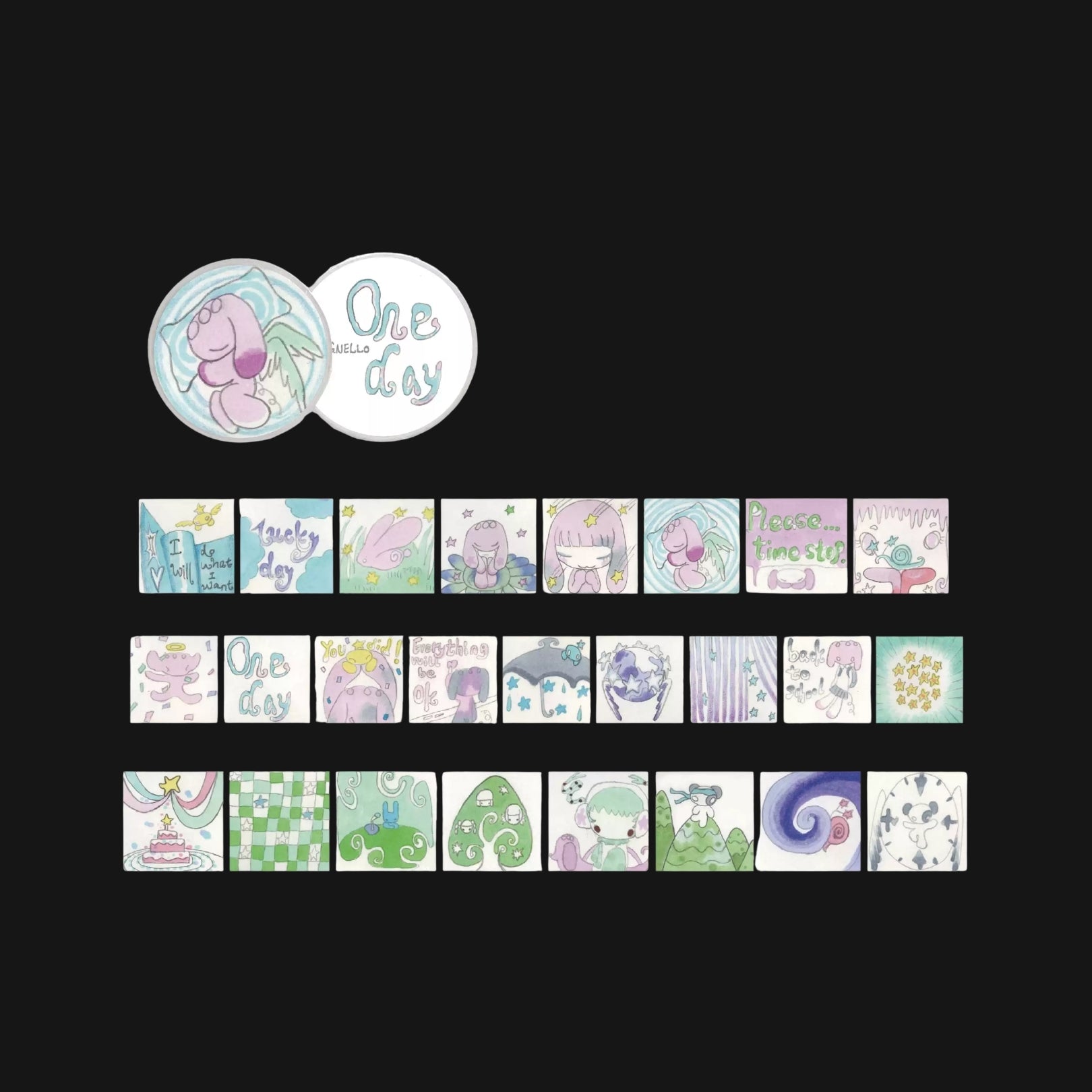 AGNELLO - ONE DAY STICKER ROLL