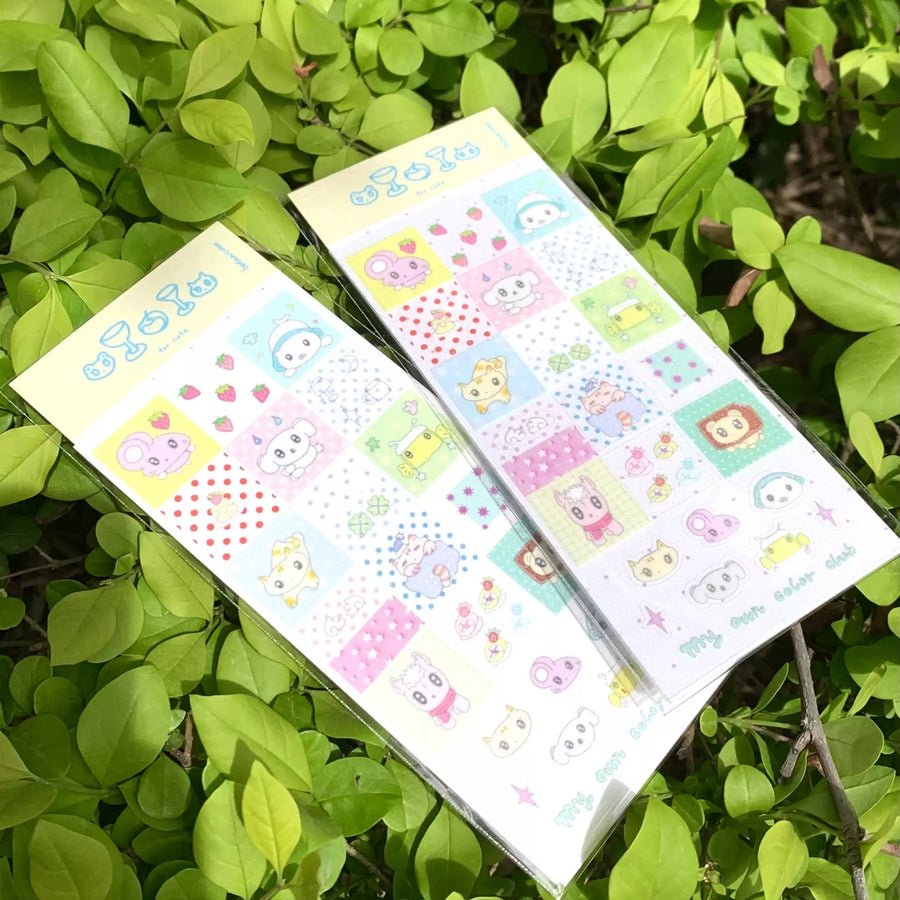 BOTANICOO - COLOR CLUB STICKER SHEET