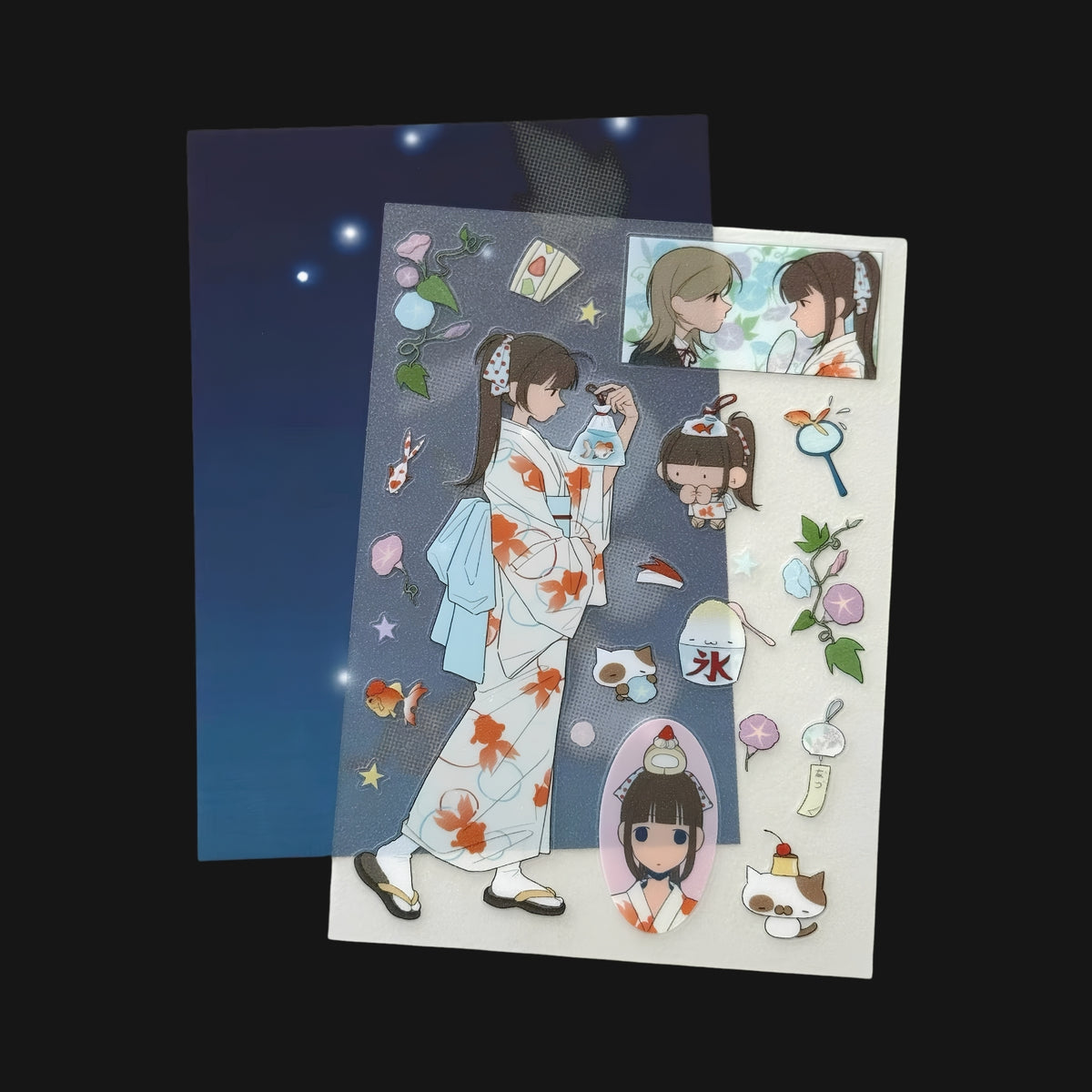 UNDERWATER - GOLD FISH STICKER SHEET