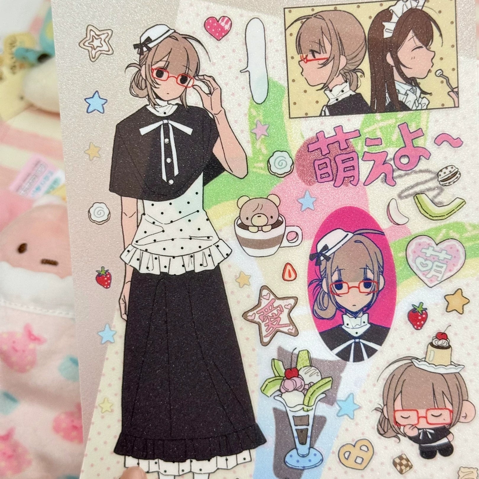 UNDERWATER - GLASSES LONG DRESS STICKER SHEET