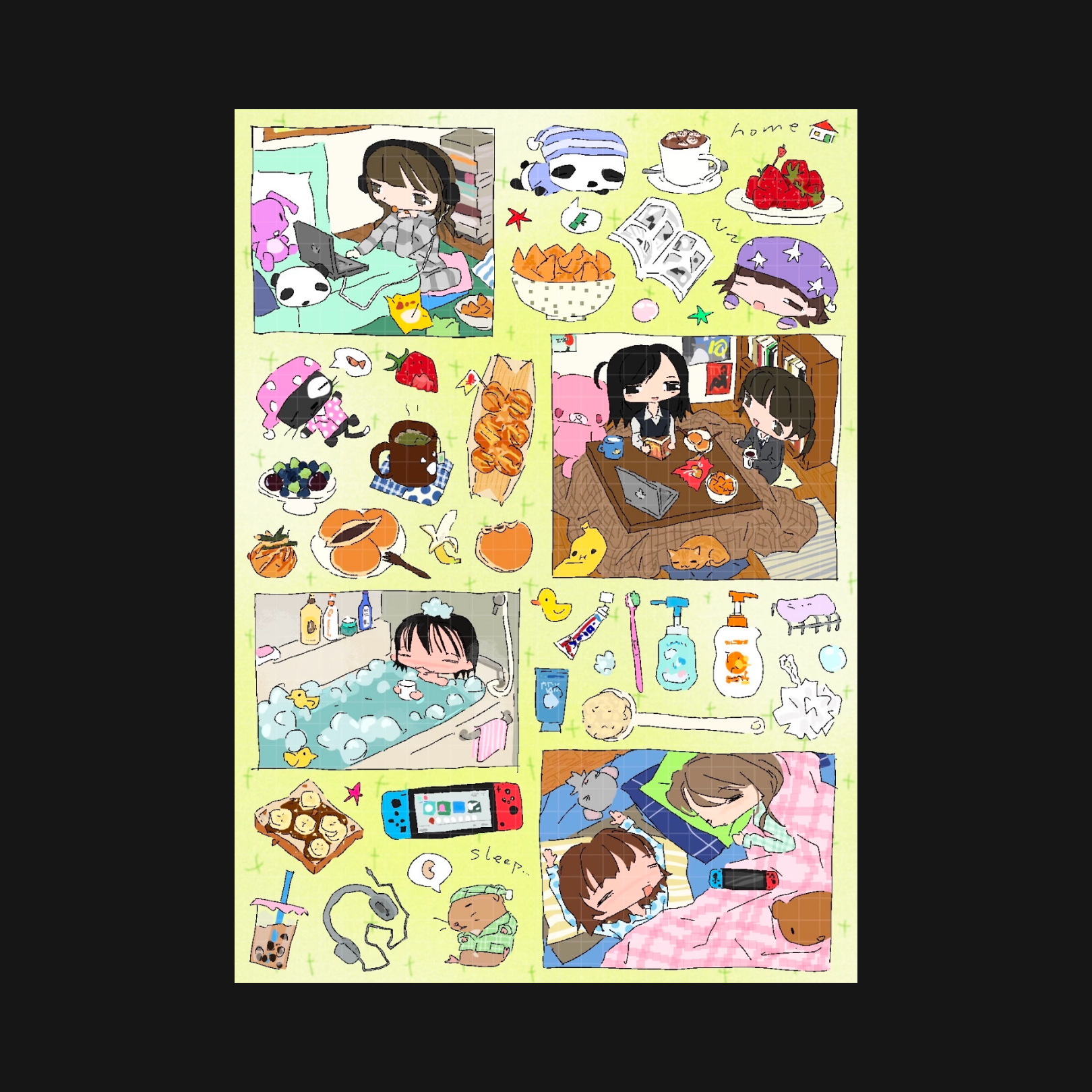 7.45 - HOME DAILY STICKER SHEET