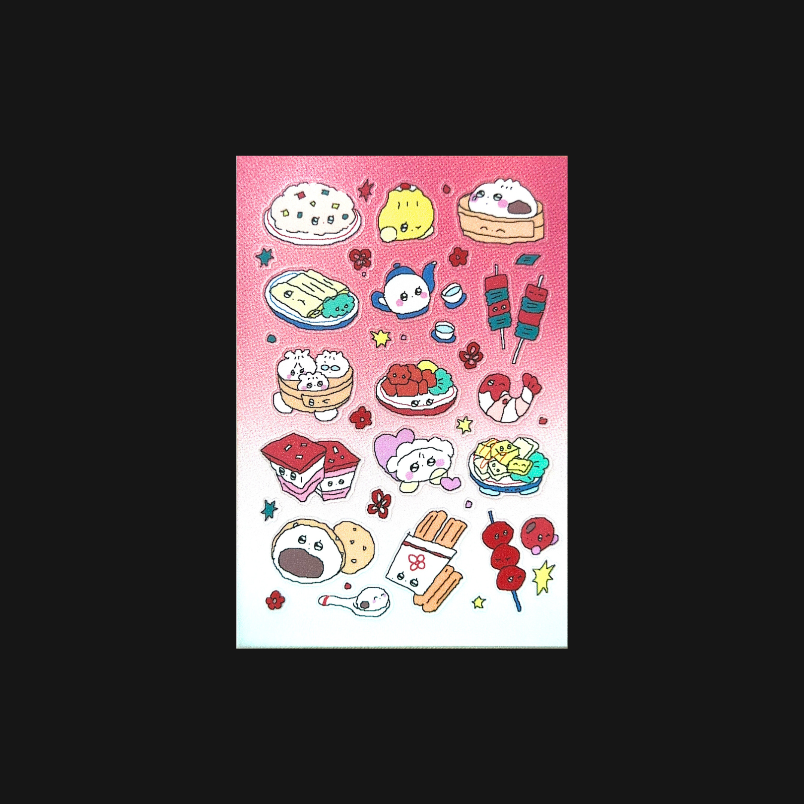 YAO x Creamhoney - Chinese Food Sticker Sheet