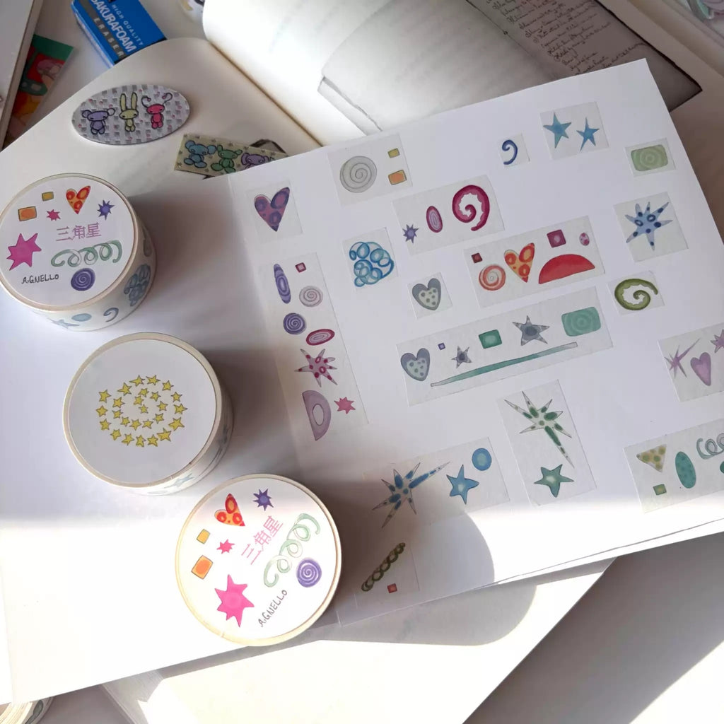 AGNELLO - TRIANGLE STAR STICKER TAPE