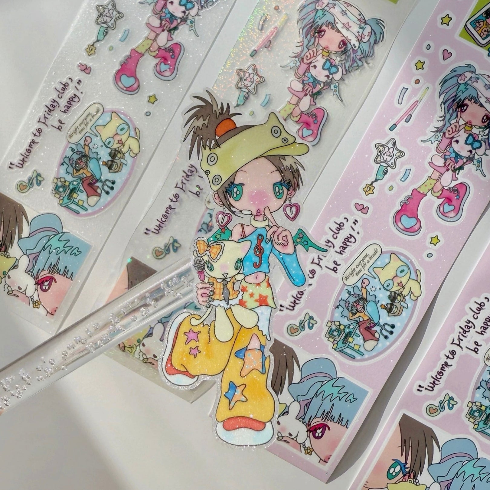 SUNONEBIRD X GLACIER - FRIDAY CLUB STICKER ROLL