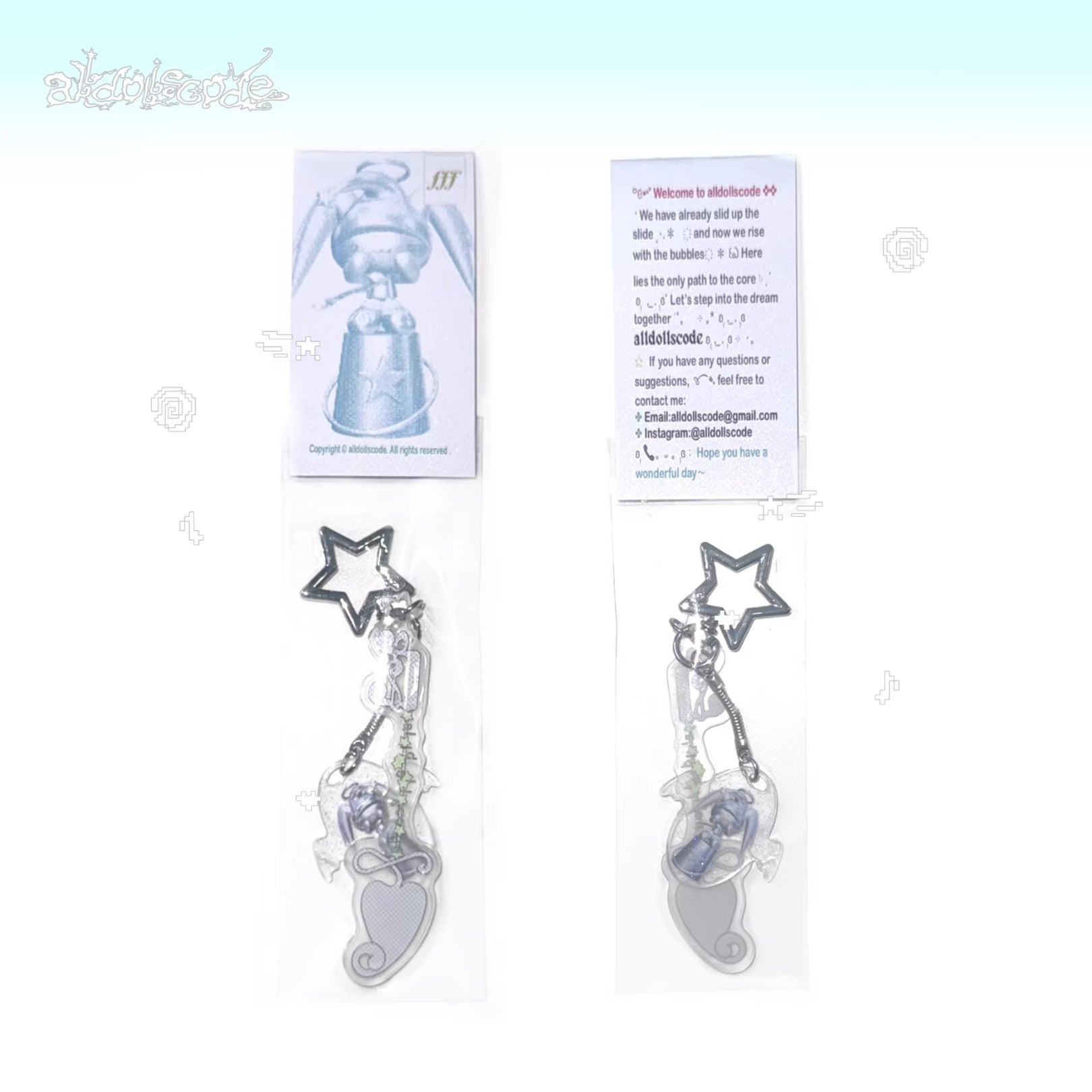 ALLDOLLSCODE - RULER KEYCHAIN