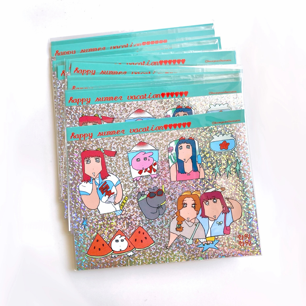 HUAYUANHWAWON - HAPPY SUMMER STICKER SHEET
