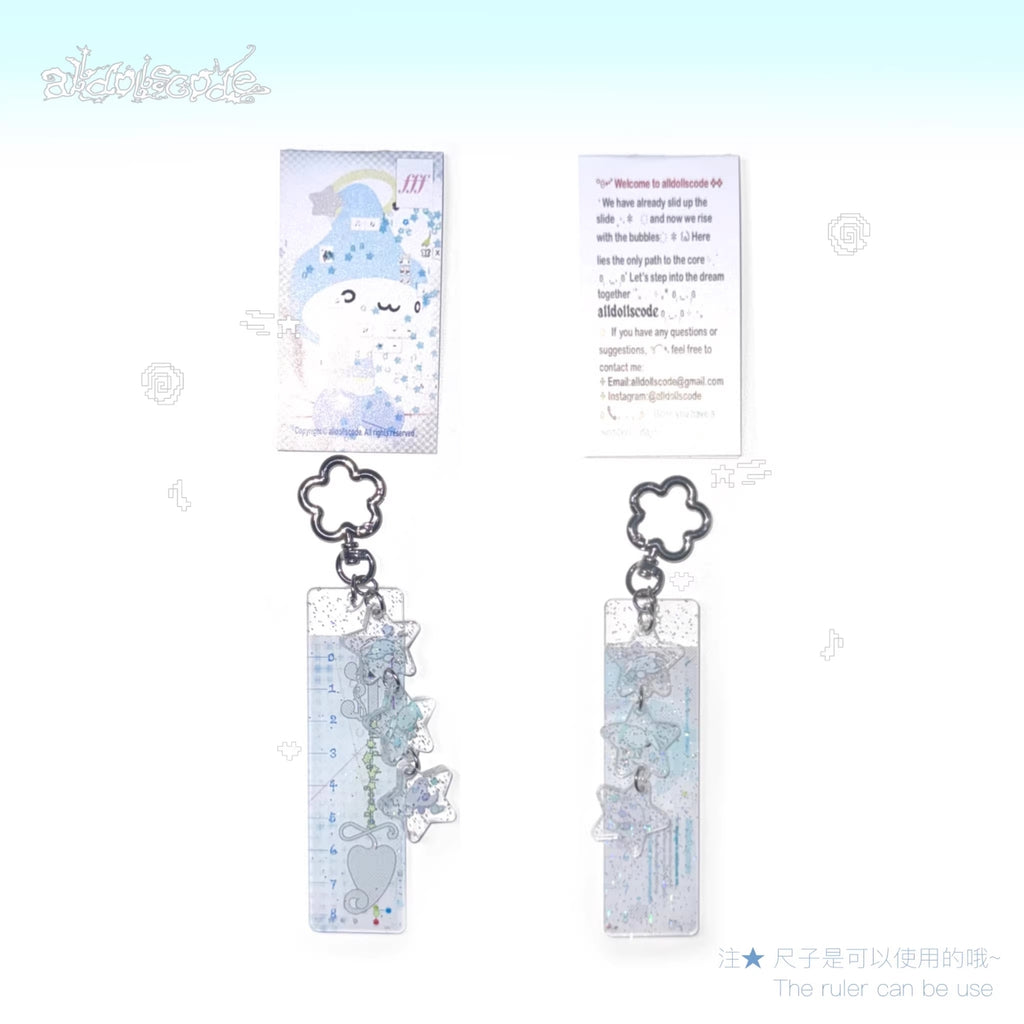 ALLDOLLSCODE - RULER KEYCHAIN