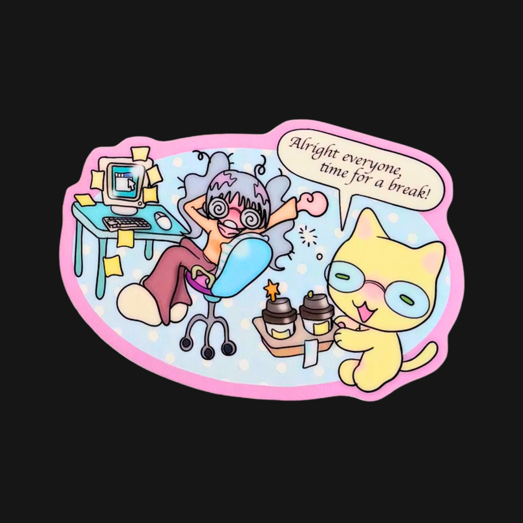 SUNONEBIRD X GLACIER - FRIDAY CLUB WORKING FROM HOME MOUSE PAD