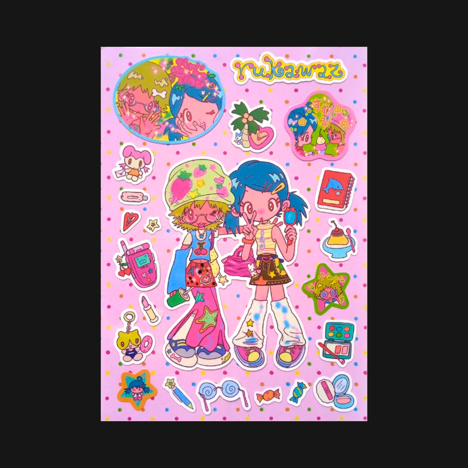 Sunonebird x RUKAWAZ - Girls Time Sticker Sheet