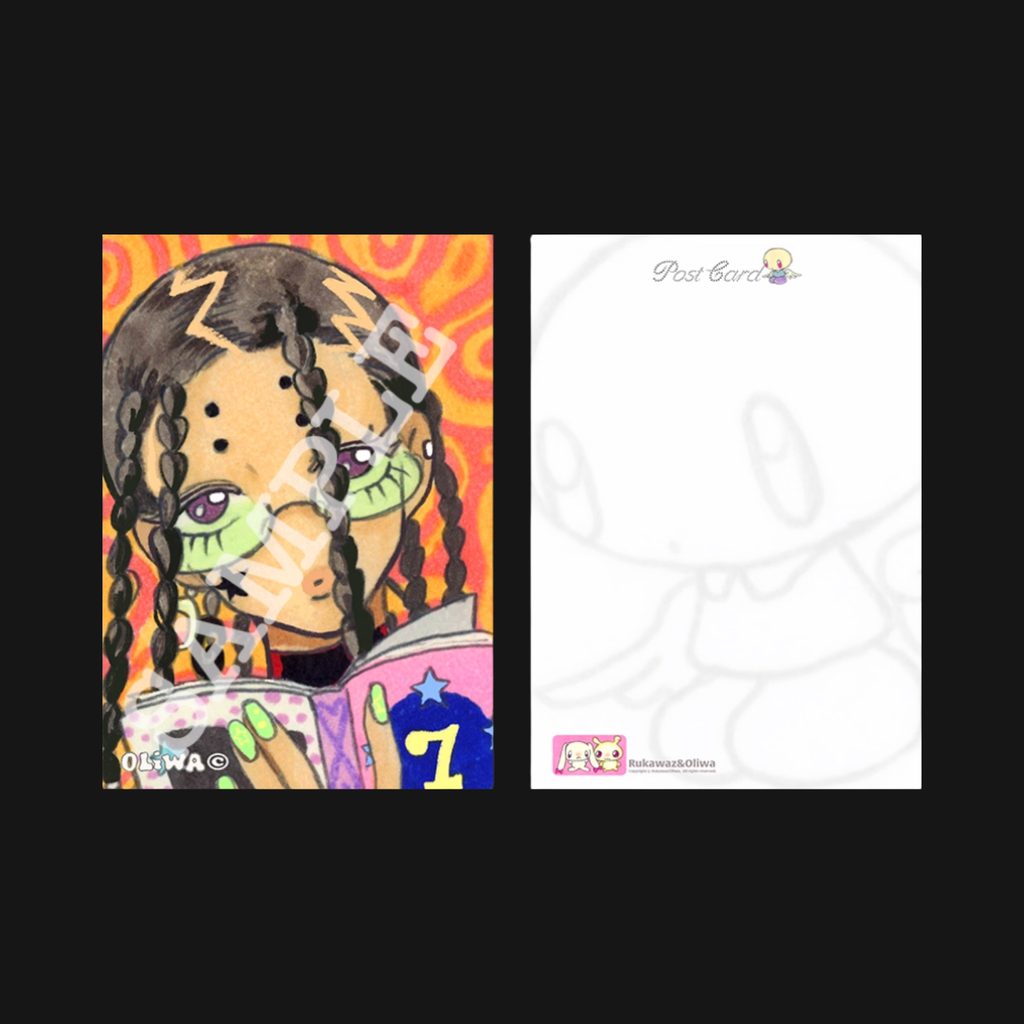 OLIWA X RUKUWAZ - ANGELIC COLLEGE POSTCARD