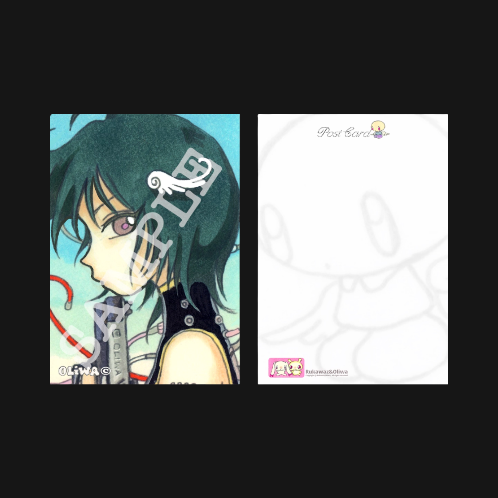 OLIWA X RUKUWAZ - ANGELIC COLLEGE POSTCARD