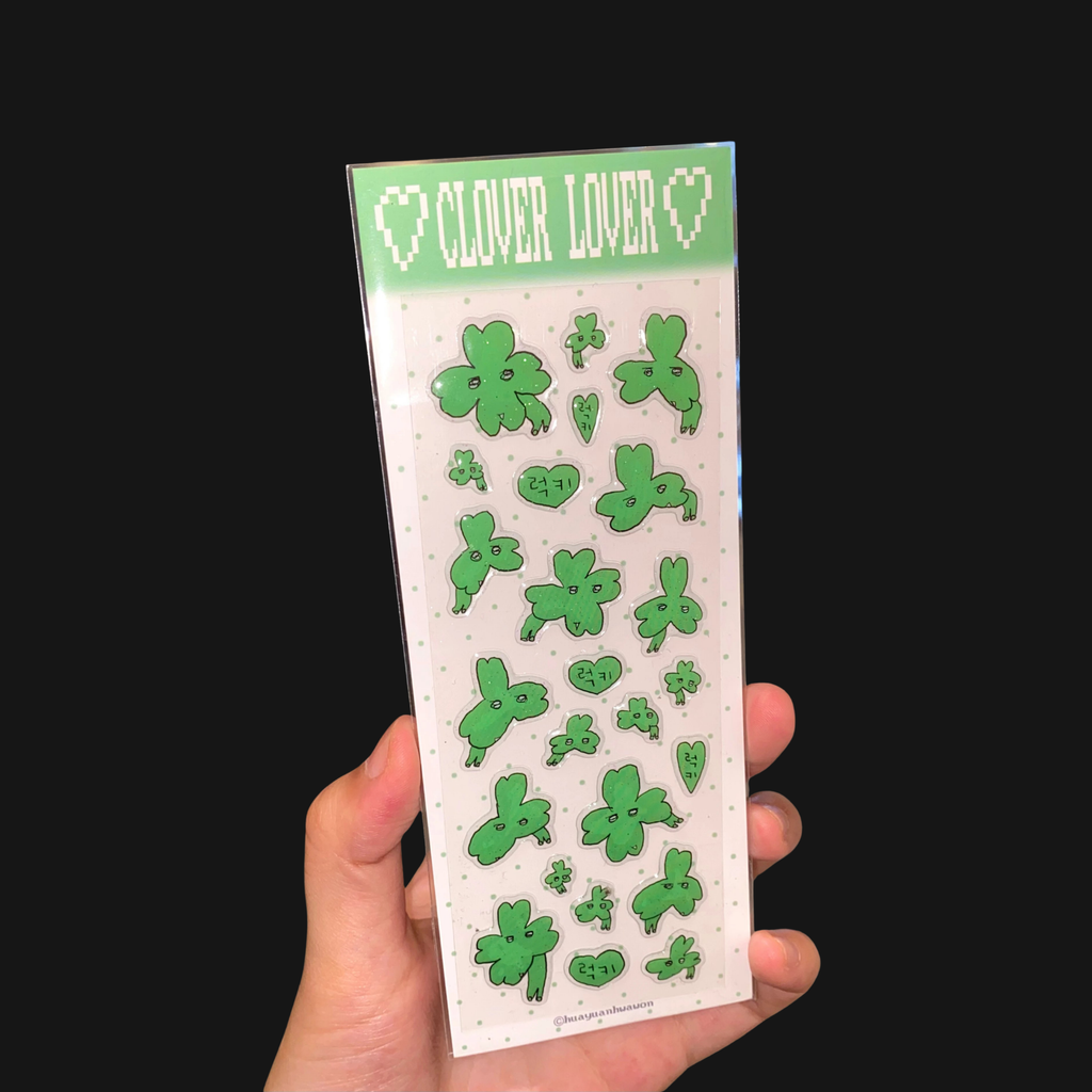 HUAYUANHWAWON - COLVER GLITTER STICKER SHEET