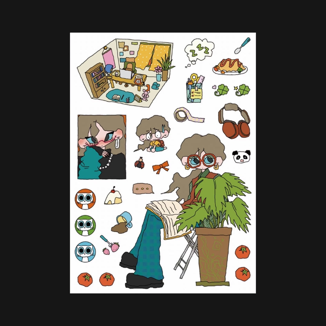 TOOTH STORE - LIFE JOURNAL STICKER SHEET