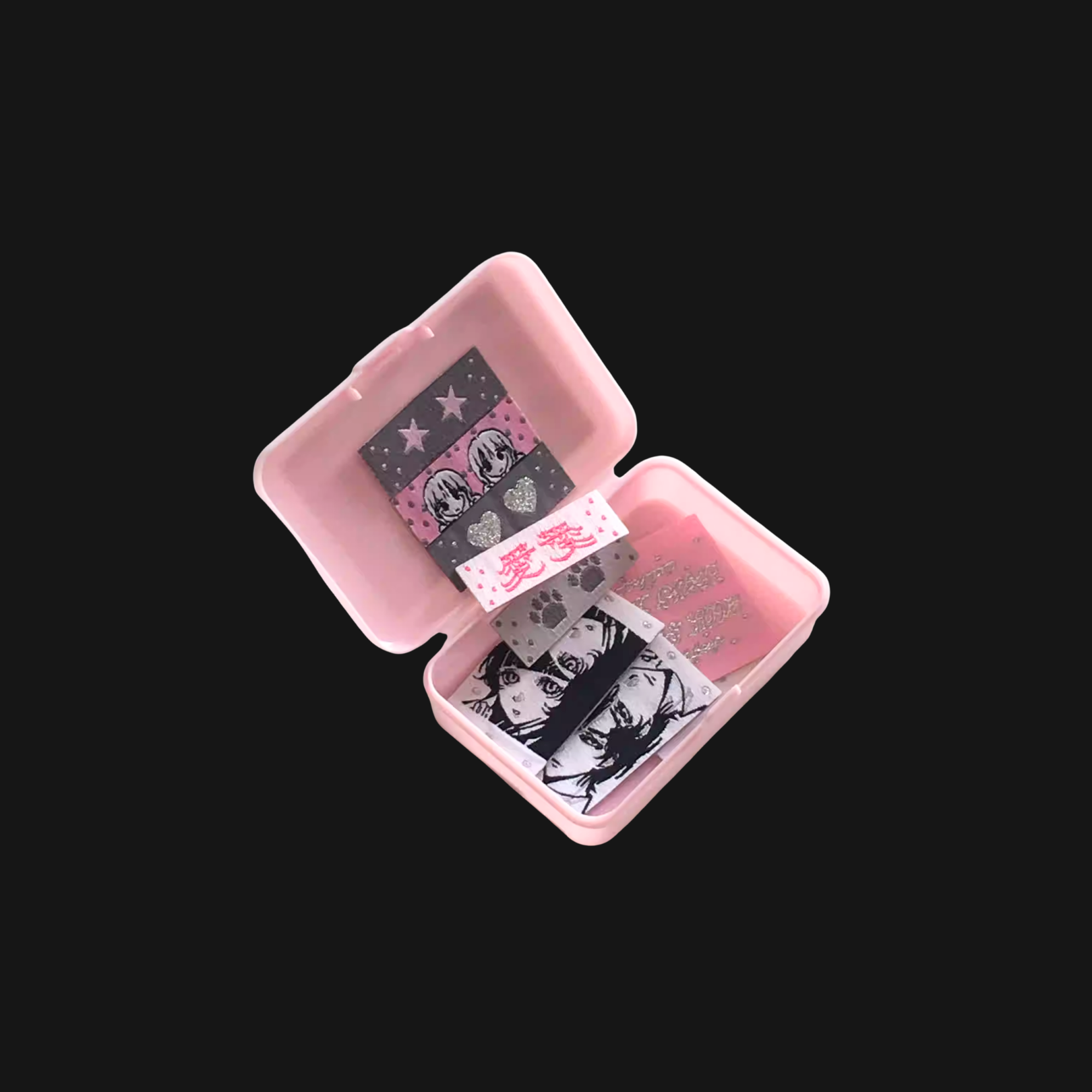 DUDU DEEP - CACHE:LOVE FABRIC STICKER BOX
