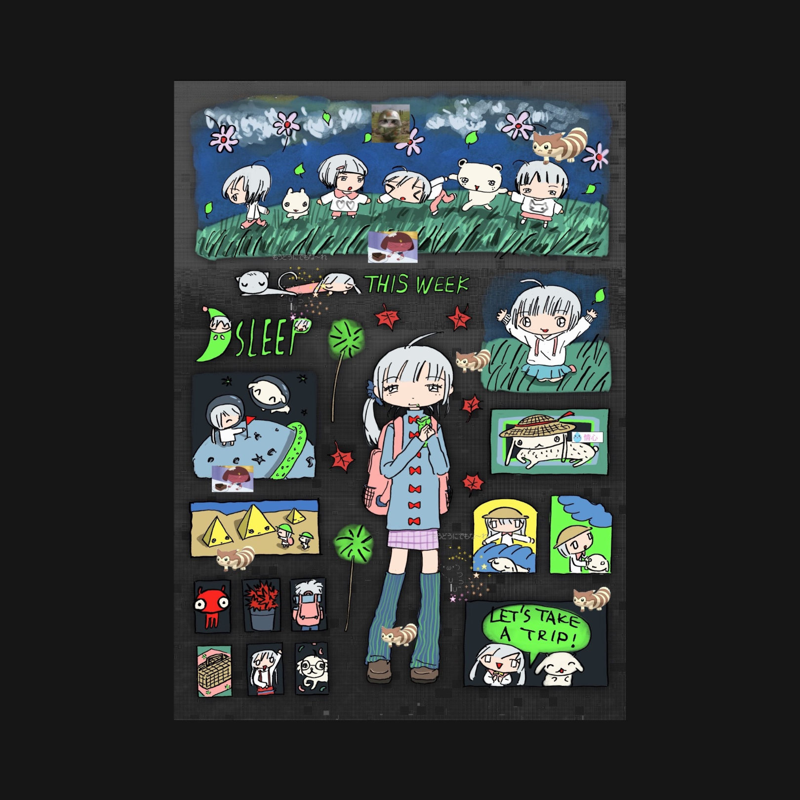 YAO x Kaolatree - Take A Trip Sticker Sheet