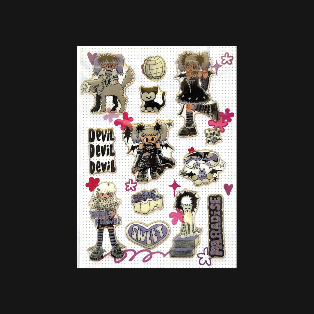 Oliwa - Little Devil Sticker Sheet