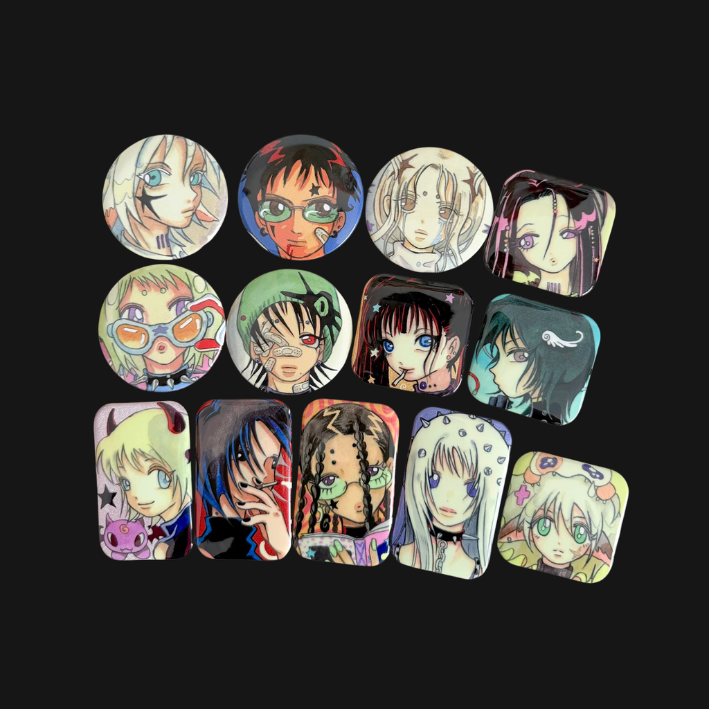 OLIWA X RUKUWAZ - ANGELIC COLLEGE BADGES