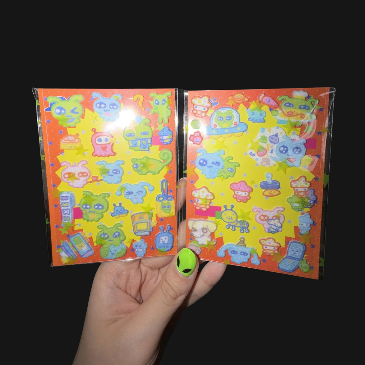 INNER REFLECTION - ALIEN JOURNALS FELT STICKER SHEET SET