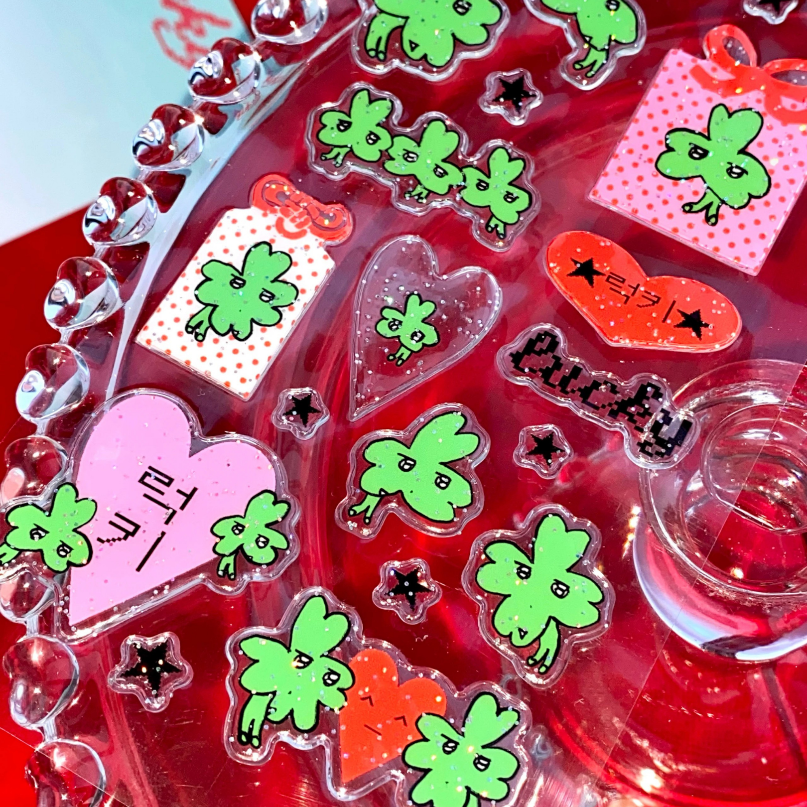 HUAYUANHWAWON - LUCKY CLOVER STICKER SHEET