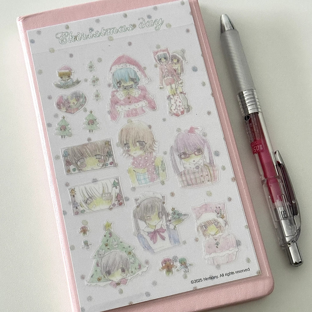 NEMONY - CHRISTMAS DAY STICKER SHEET