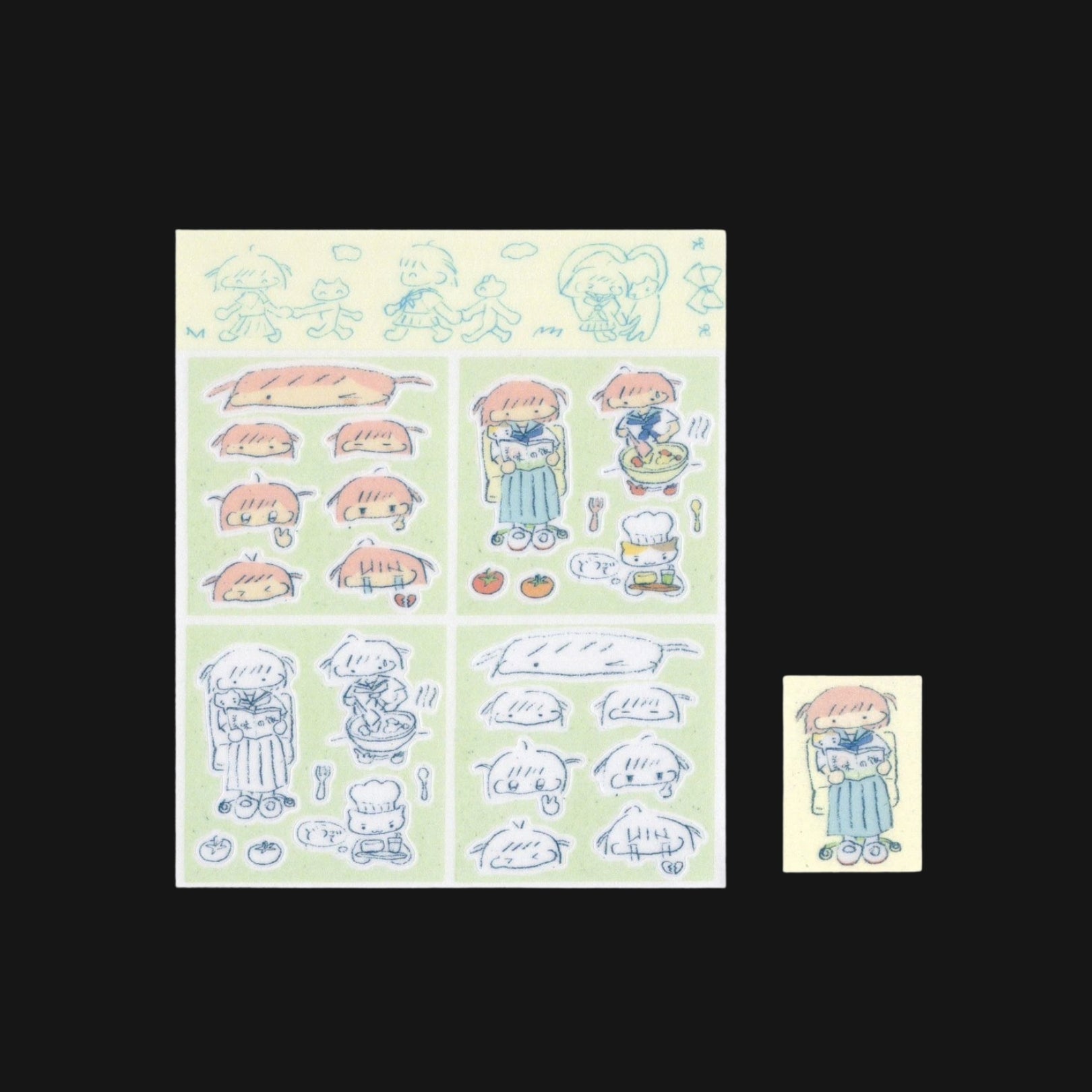 LITTLE PERSON - DELICIOUS FOOD STICKER SHEET