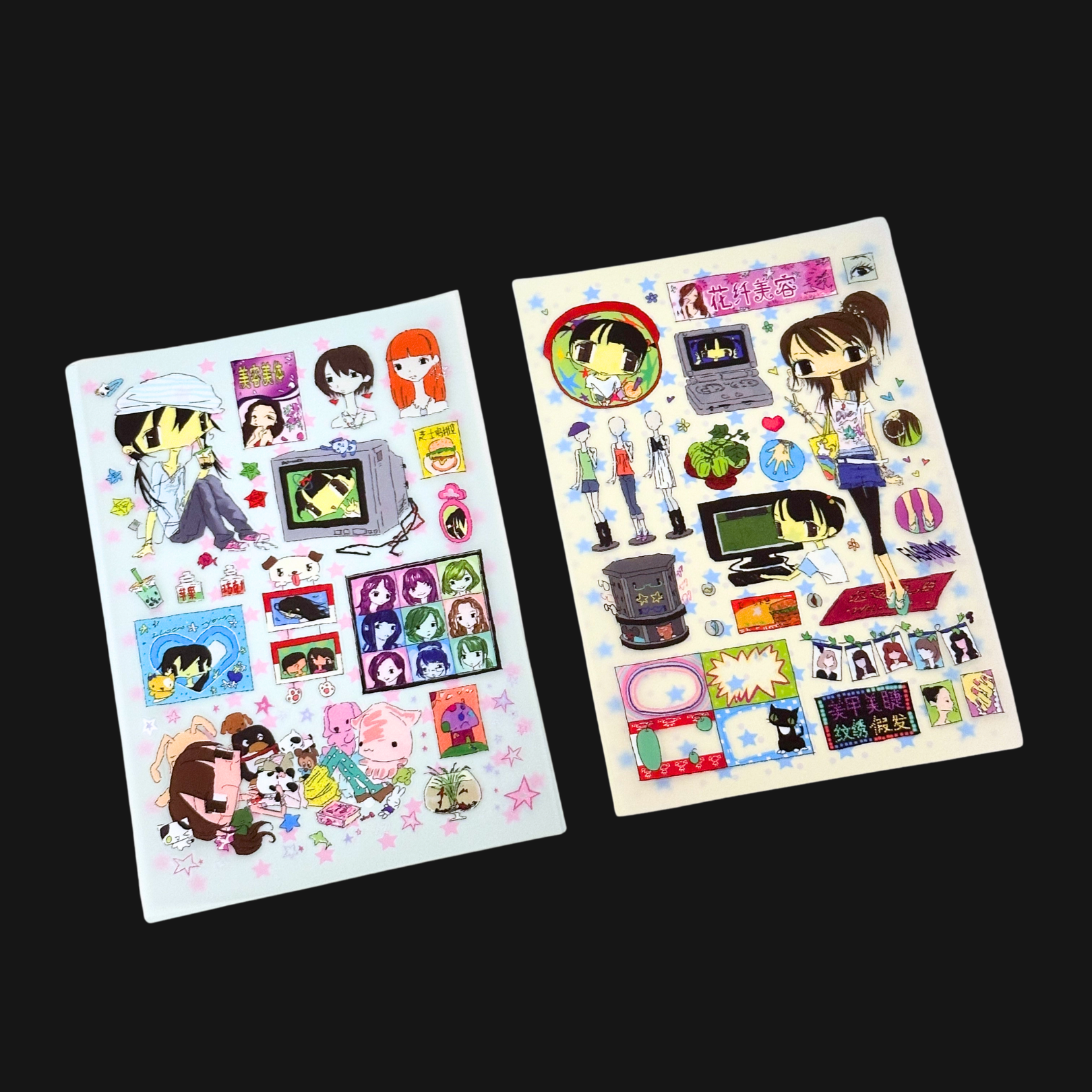 7.45 X EAT HOT - UNDERGROUND MALL STICKER SHEET