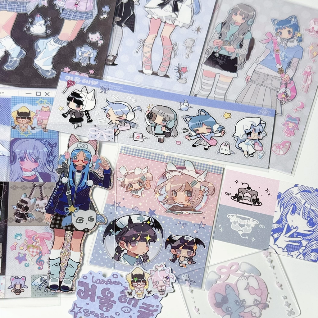 CACA CERULEAN - WINTER SEASONWIND STICKER SHEETS