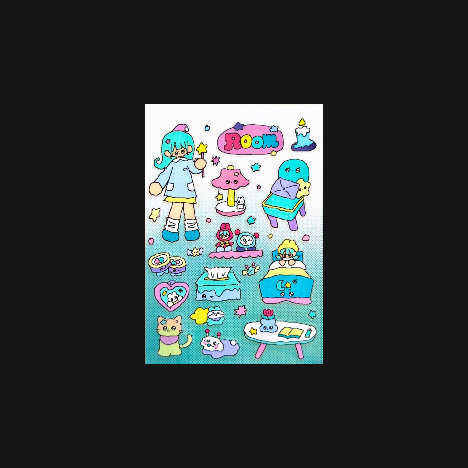 Creamhoney - My Room Sticker Sheet