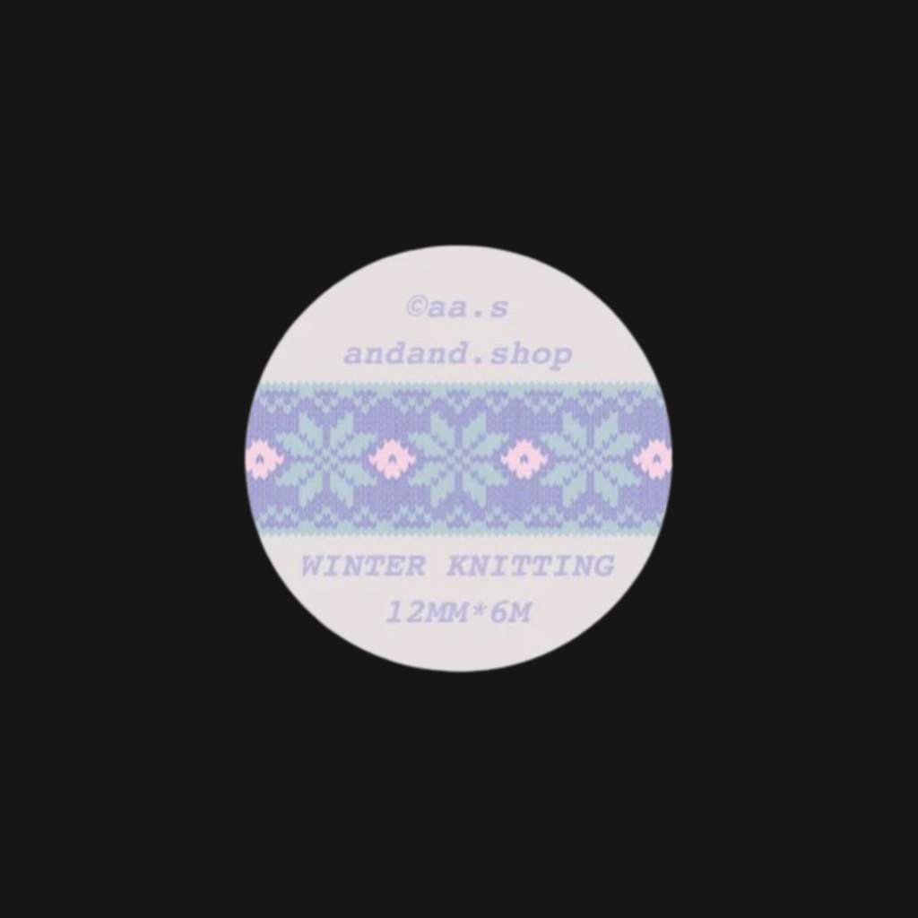AndAnd. - Winter Sweater Sticker Roll