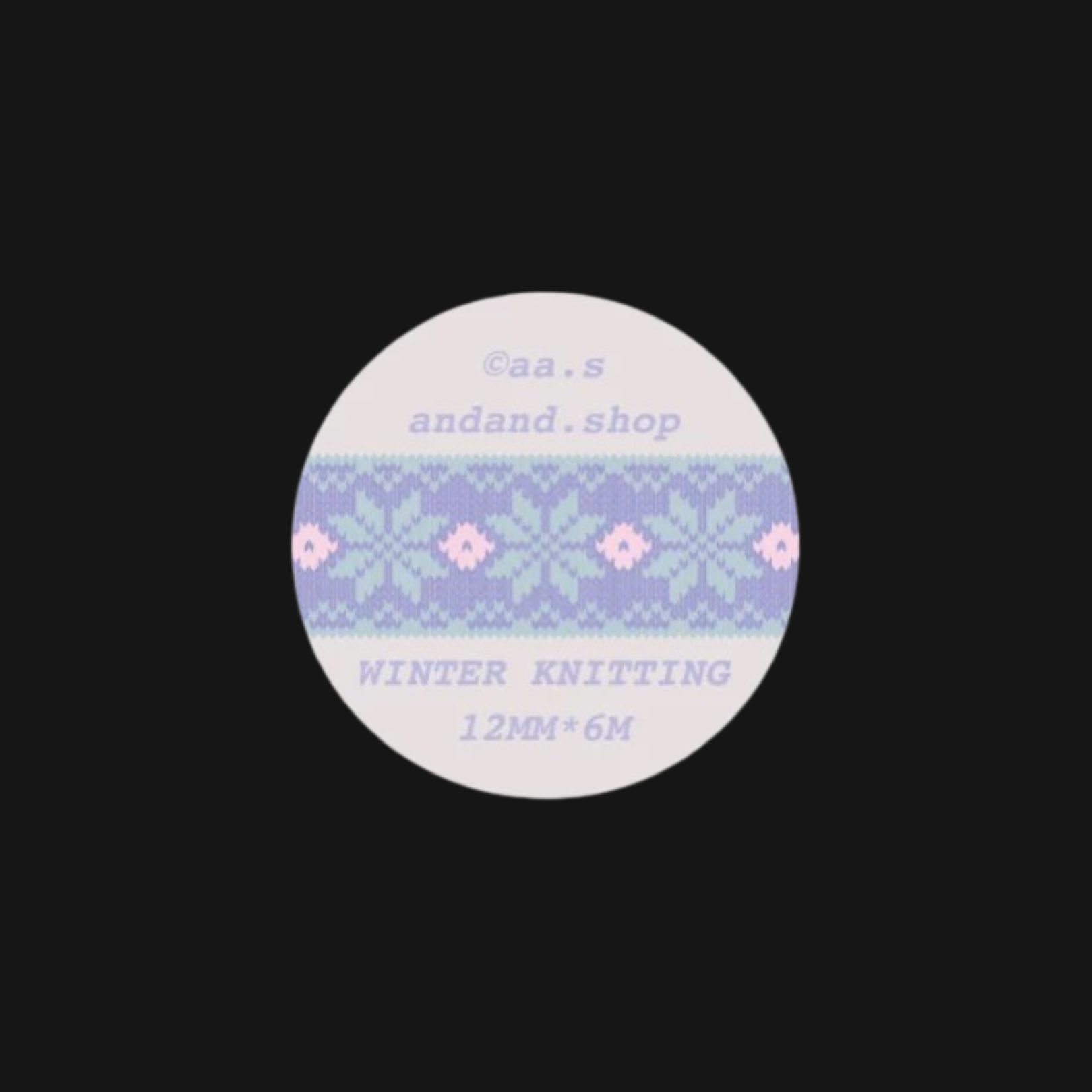 AndAnd. - Winter Sweater Sticker Roll