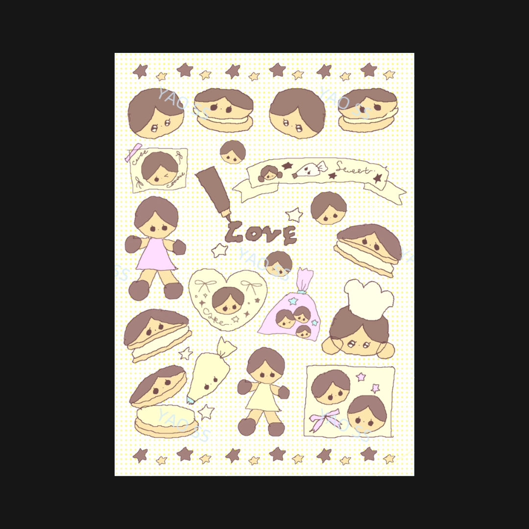 CREAMHONEY - COOKIES STICKER SHEET