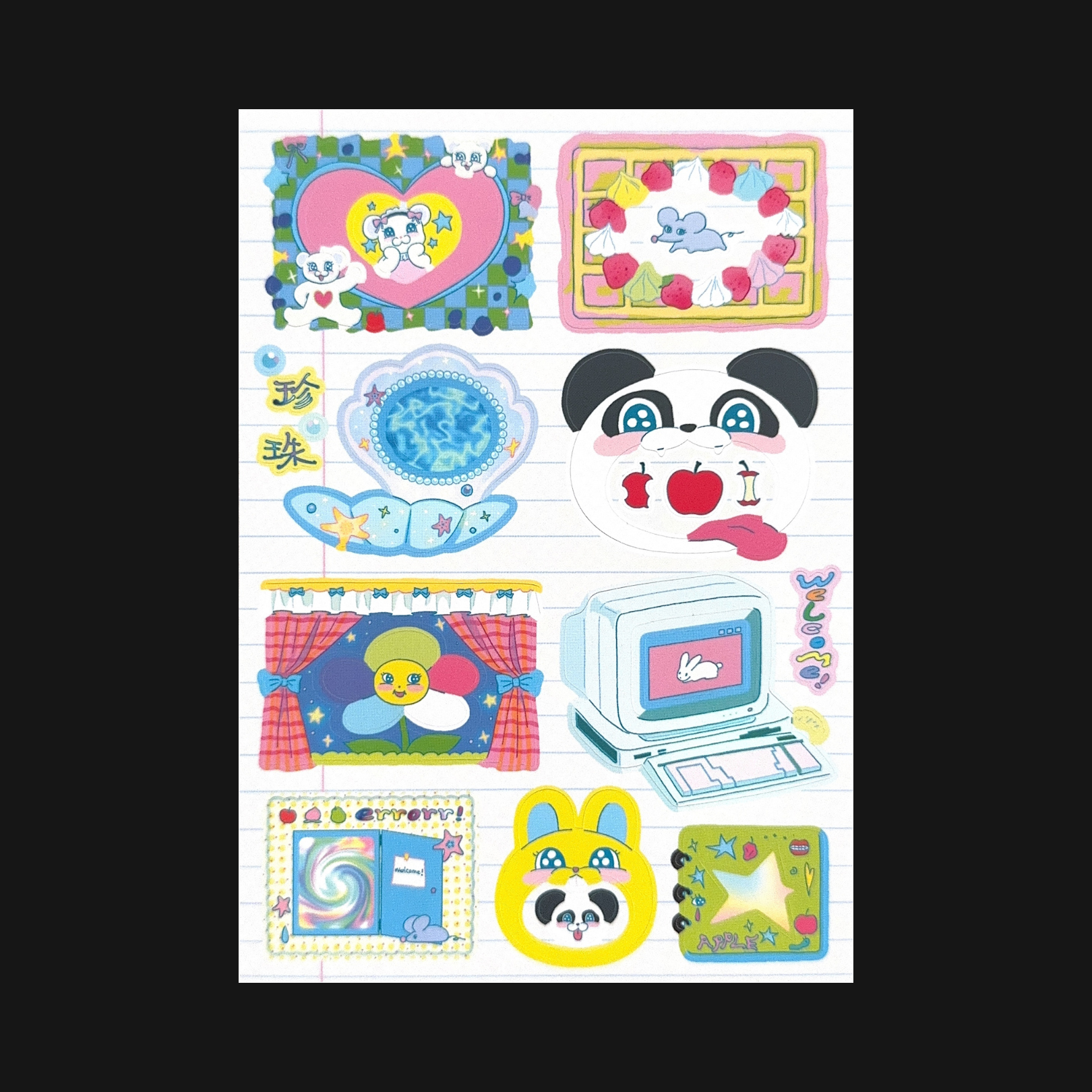 SODDERRORS - Photo Frame Sticker Sheet