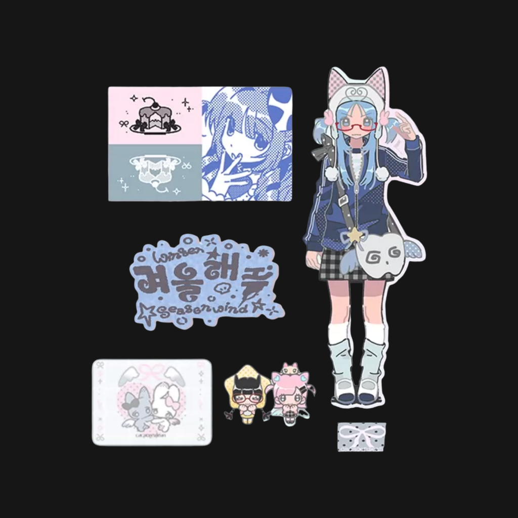 CACA CERULEAN - WINTER SEASONWIND STICKER SHEETS